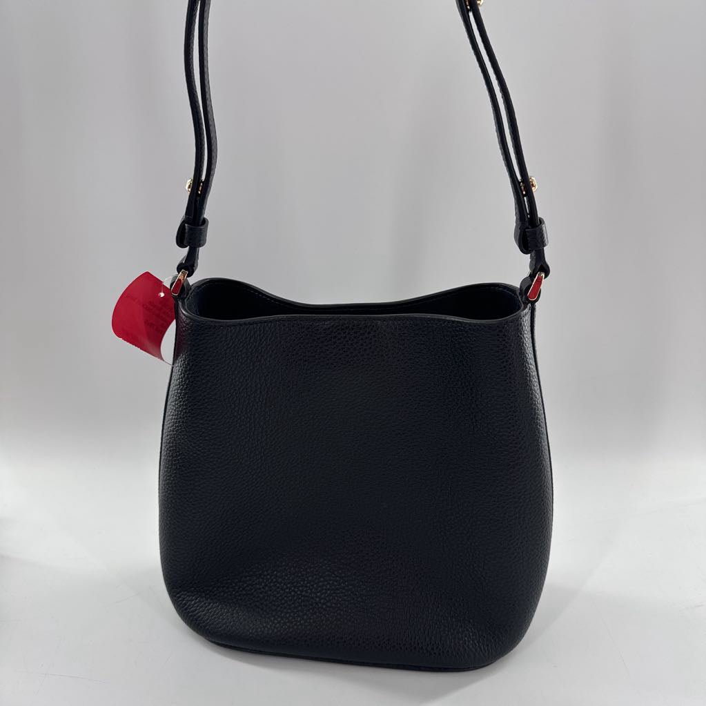 pebbled bucket bag