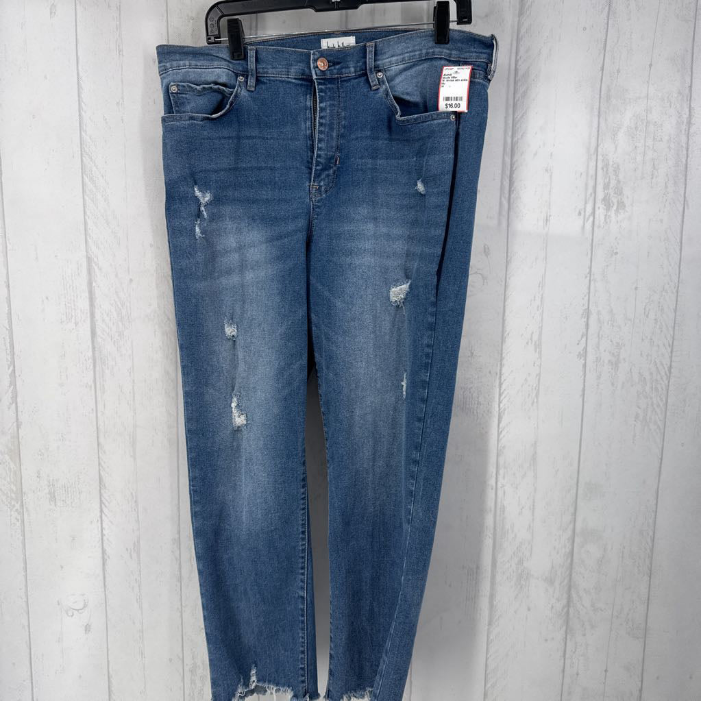 14 hi-rise slim ankle jean