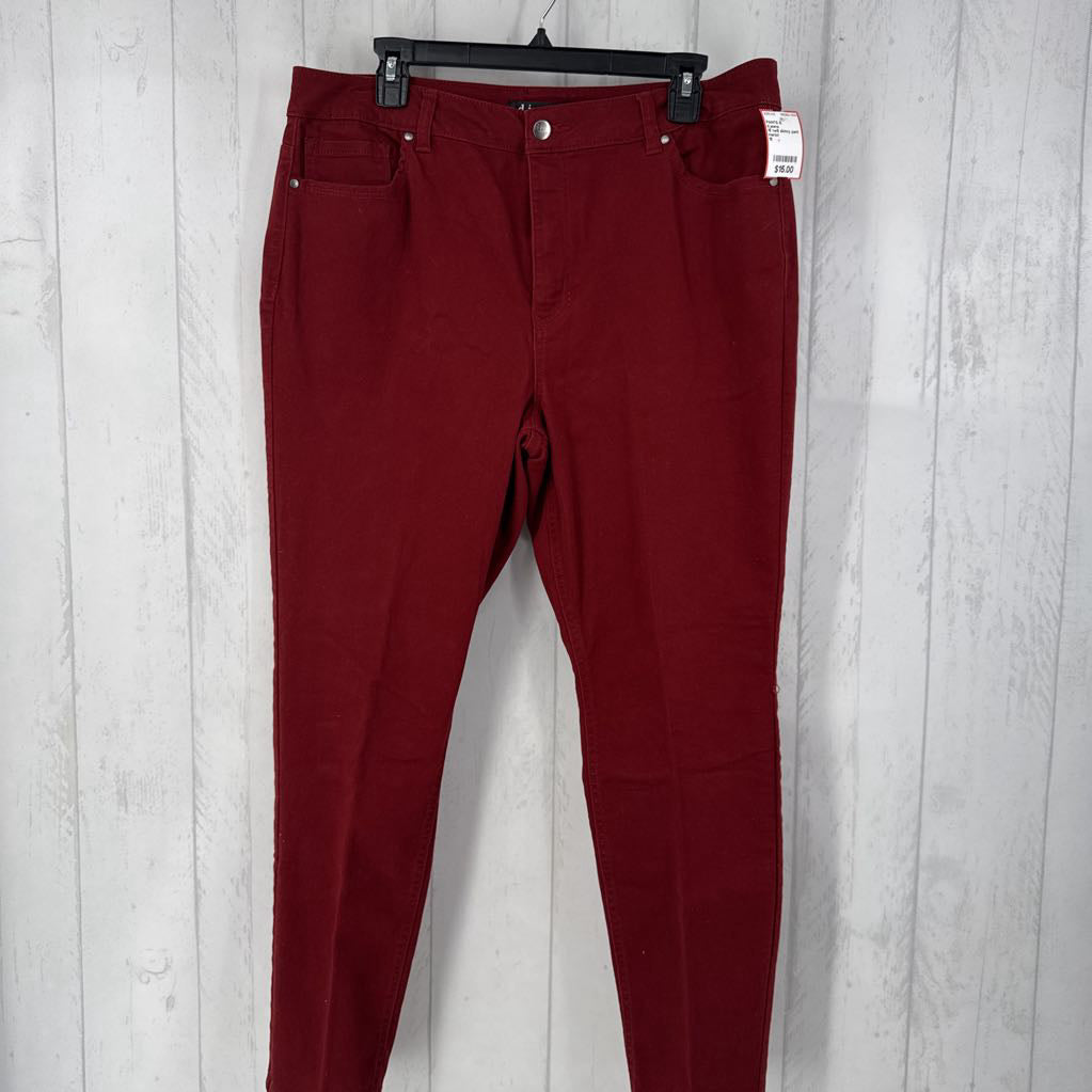 16 twill skinny pant