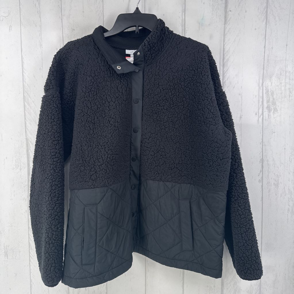 L fleece/nylon jacket