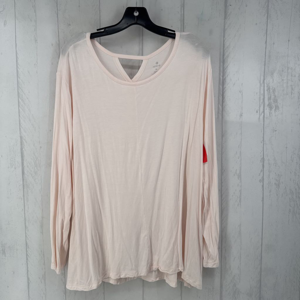 XL scoop neck l/s top