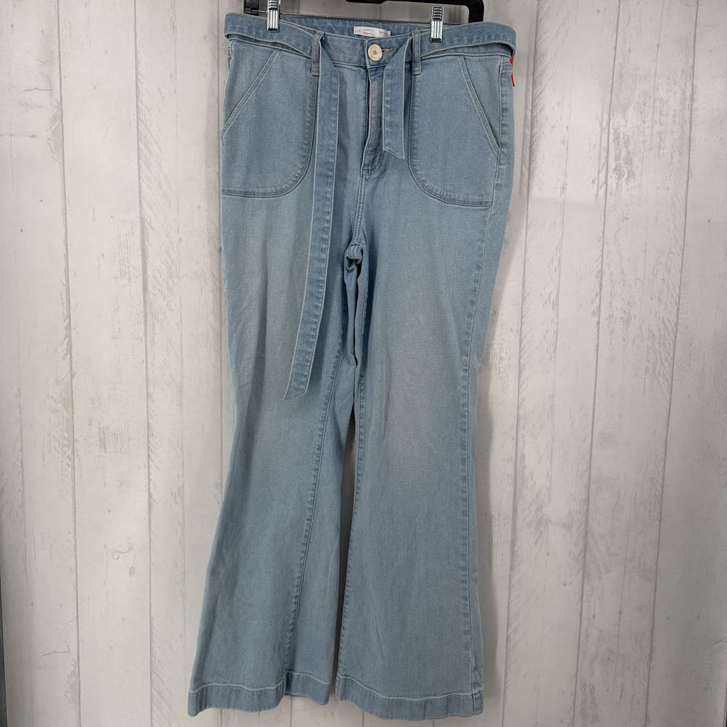 14 hi-rise flare jeans