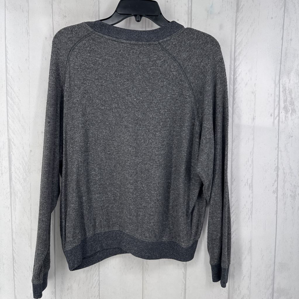 M l/s marled sweater