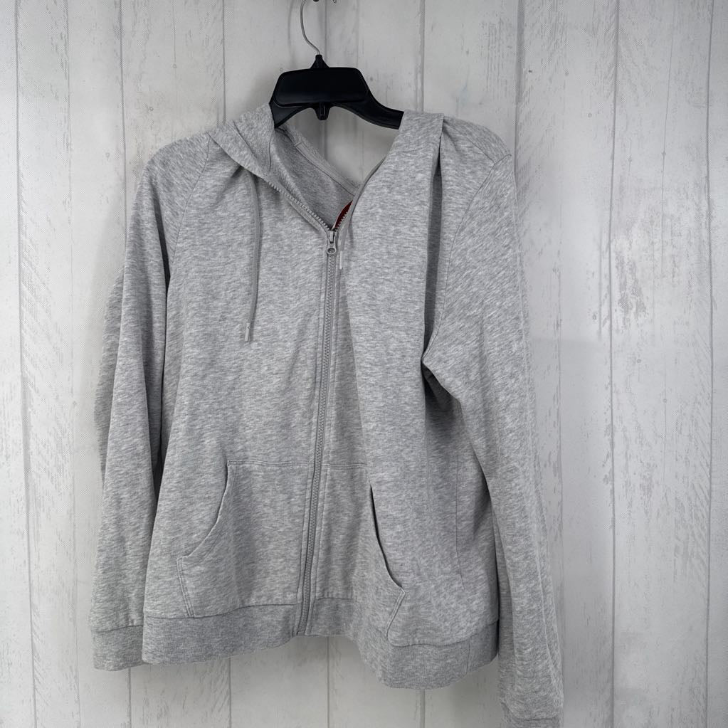 L l/s zip hoodie