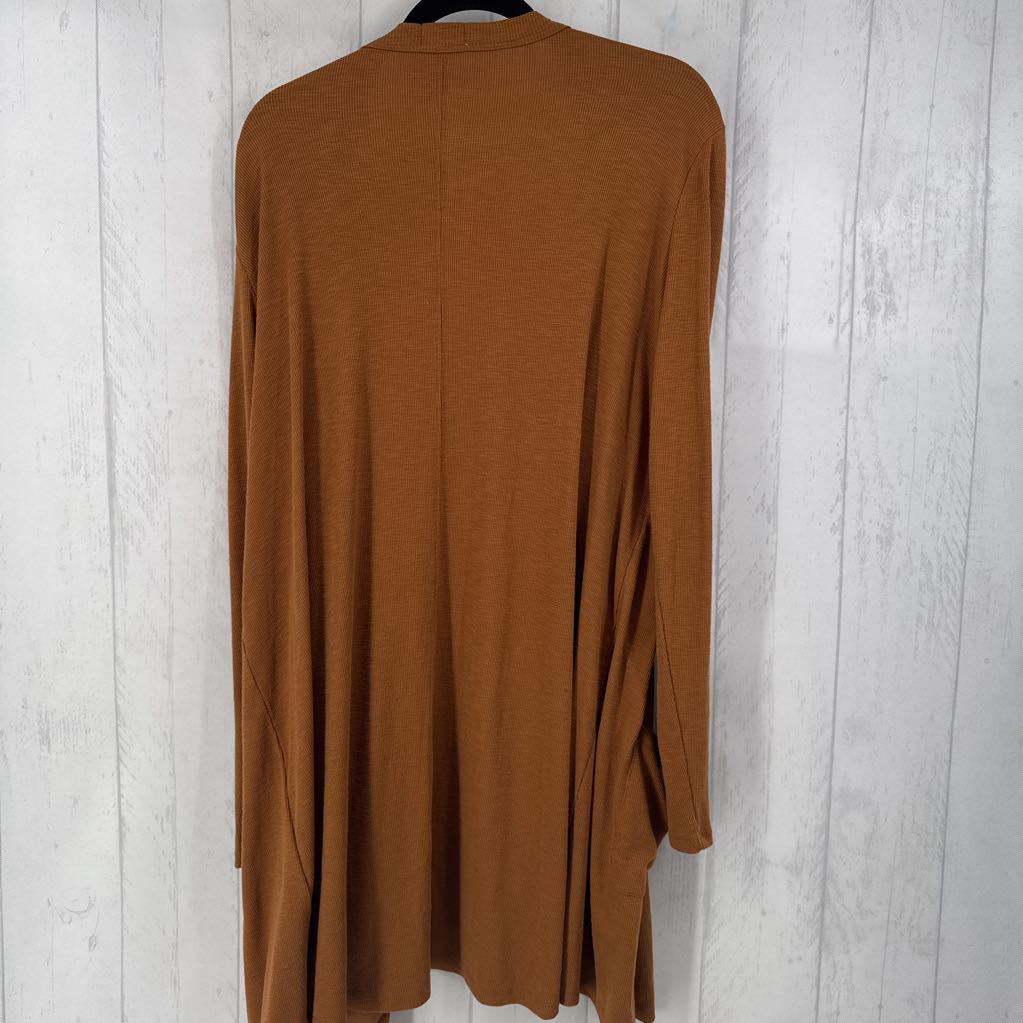 XXL ribbed button down l/s cardi