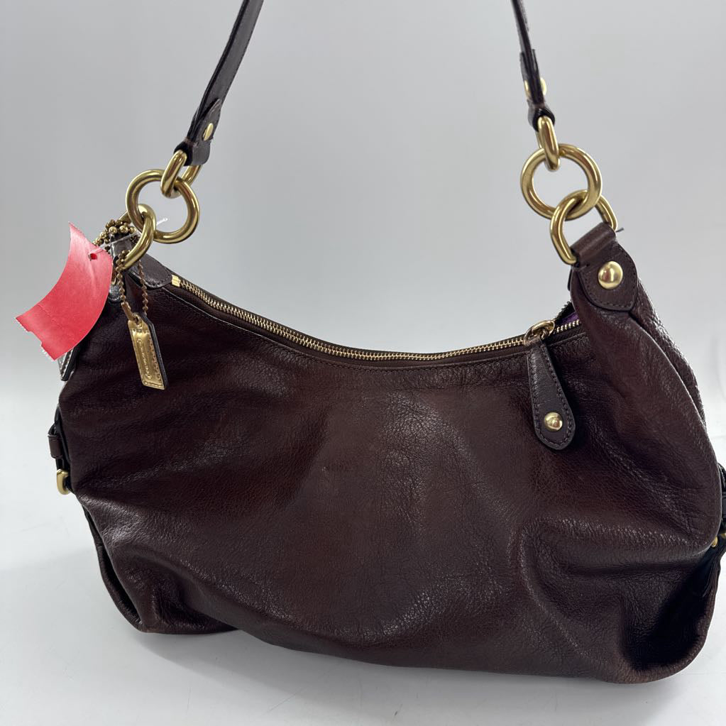 vintage leather shoulder bag