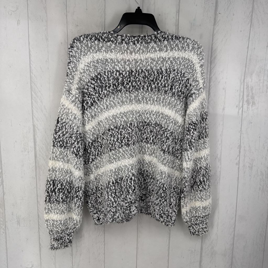 M eyelash striped sweater