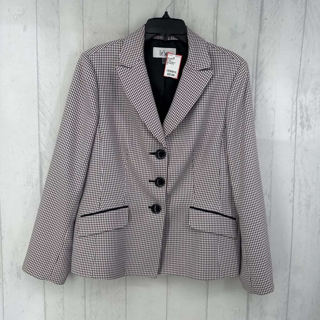 12 checkered blazer
