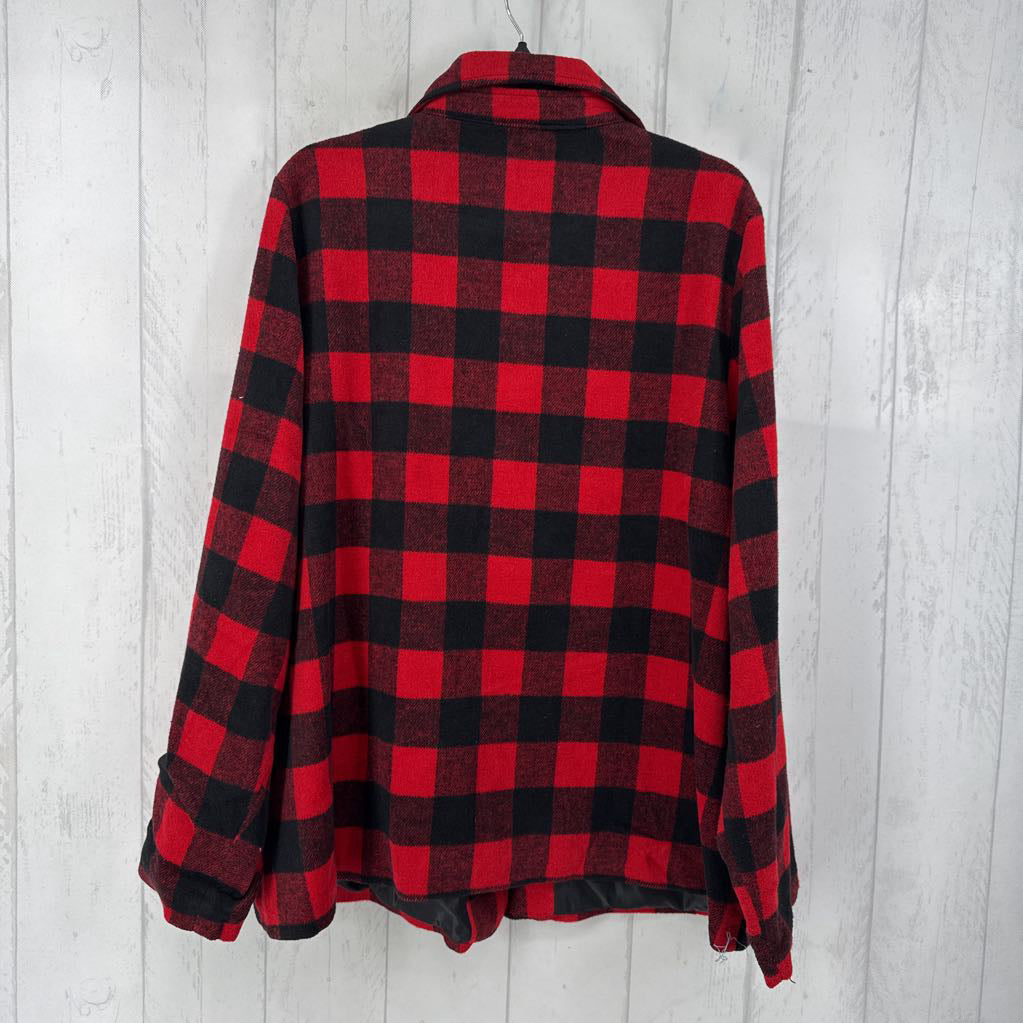 XXL plaid shacket