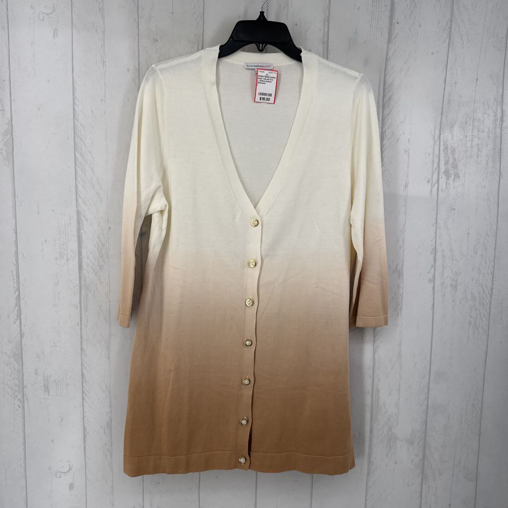 L ombre button down 3/4 slv cardi