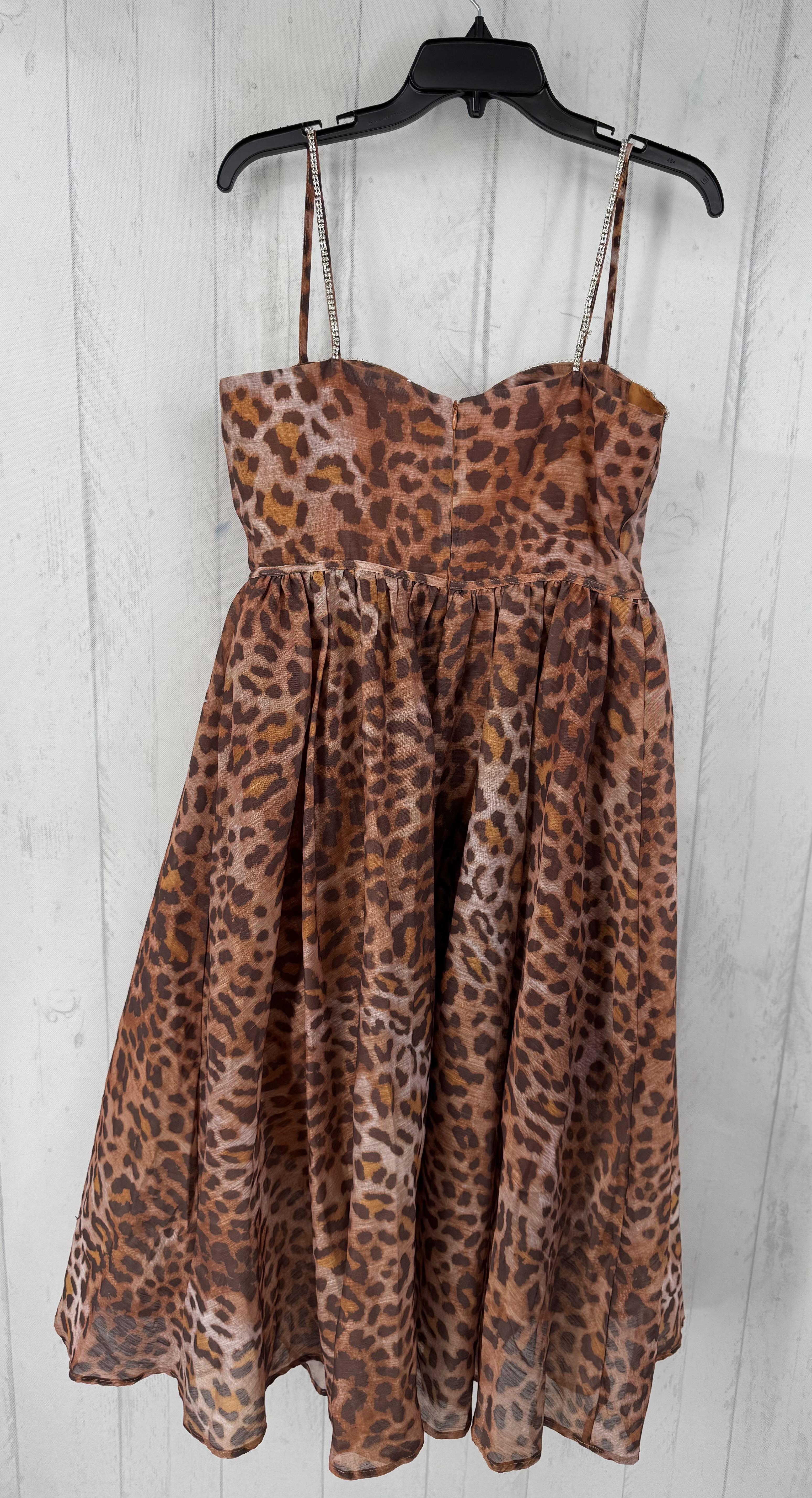 M animal print slvls dress