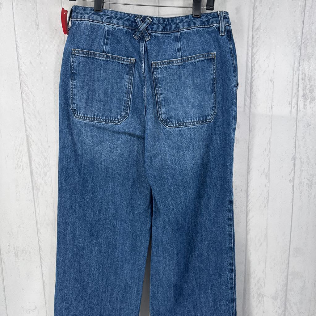 12 hi-rise wide leg jean