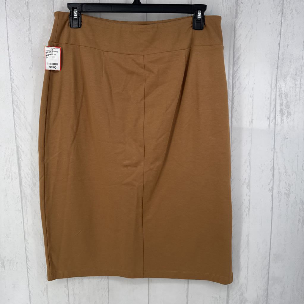 XL stretch knit skirt