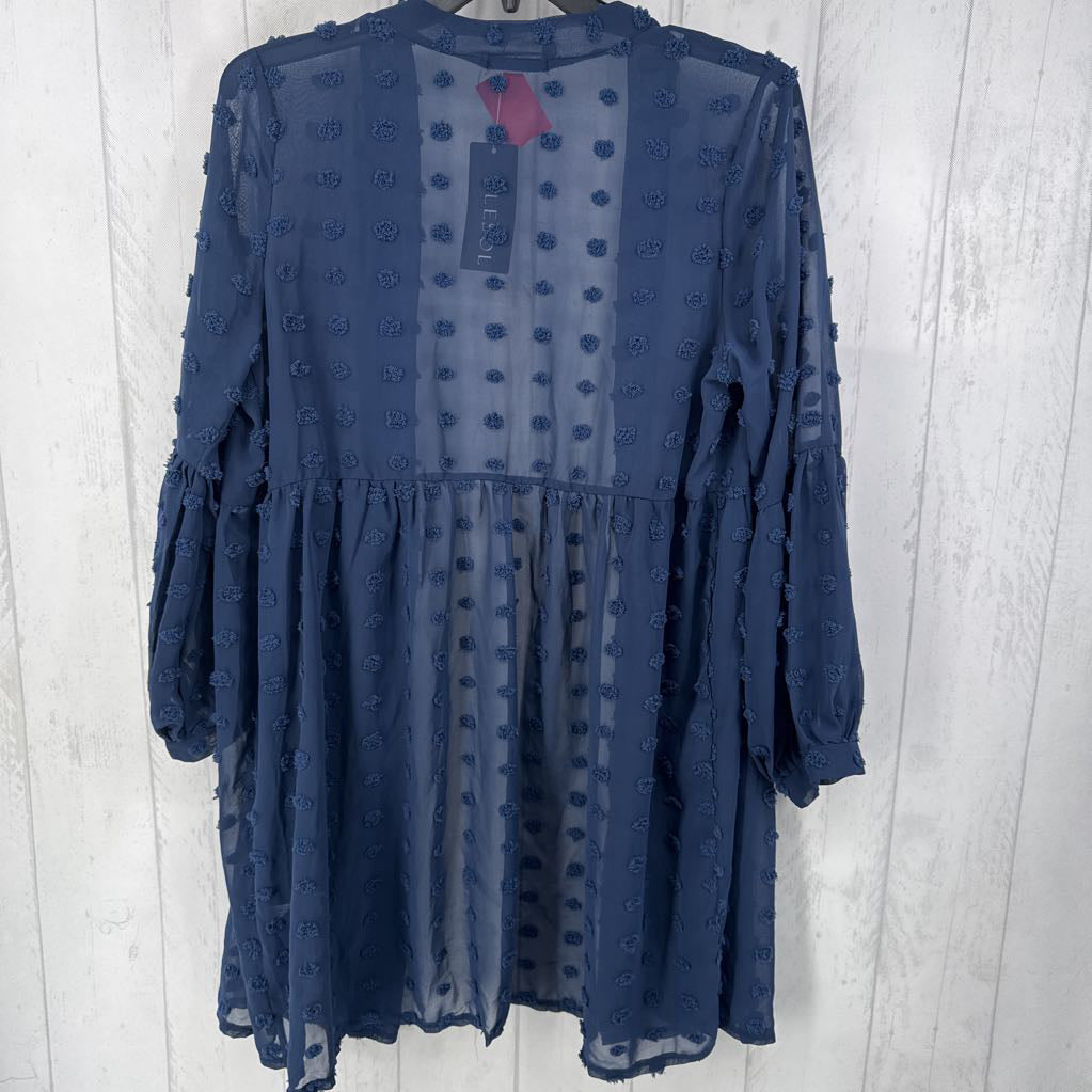 L textured l/s cardi