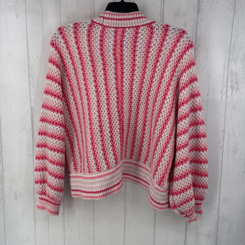 XS/S striped open front cardi