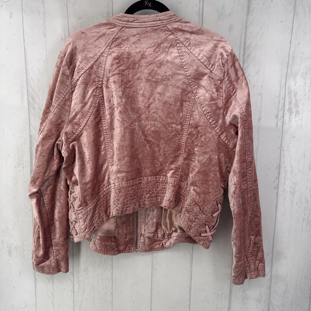 XL crushed velvet jacket