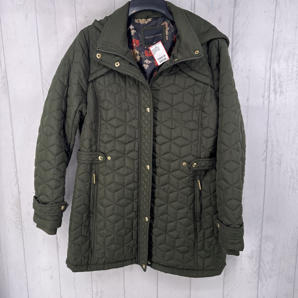 L quilted coat