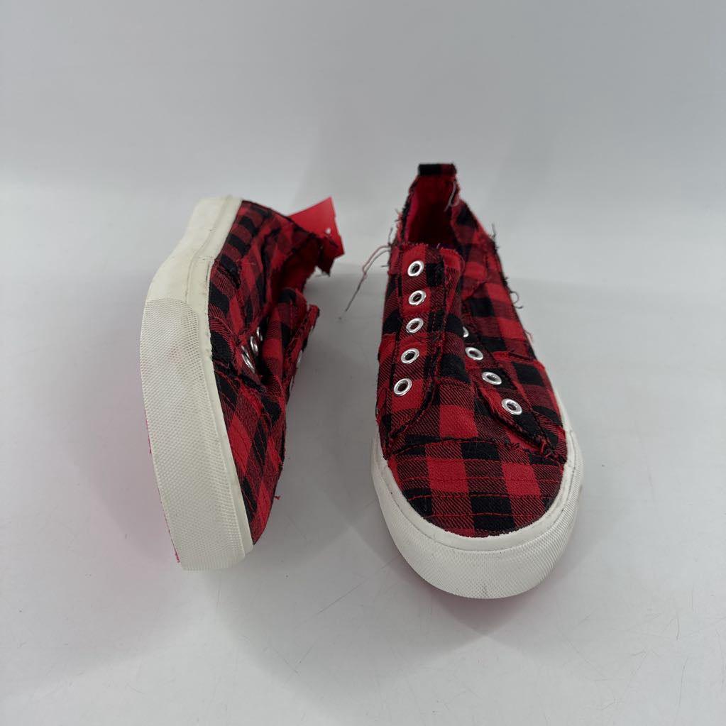 8 buffalo plaid slip-on sneaker