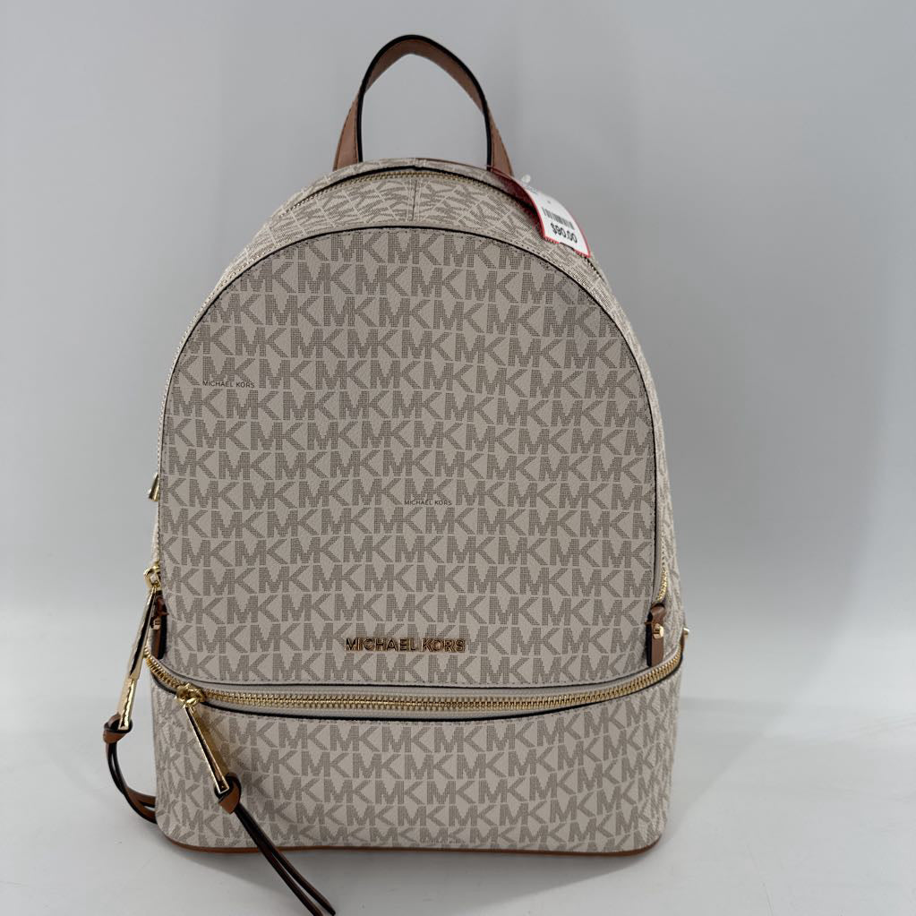 leather logo mini backpack