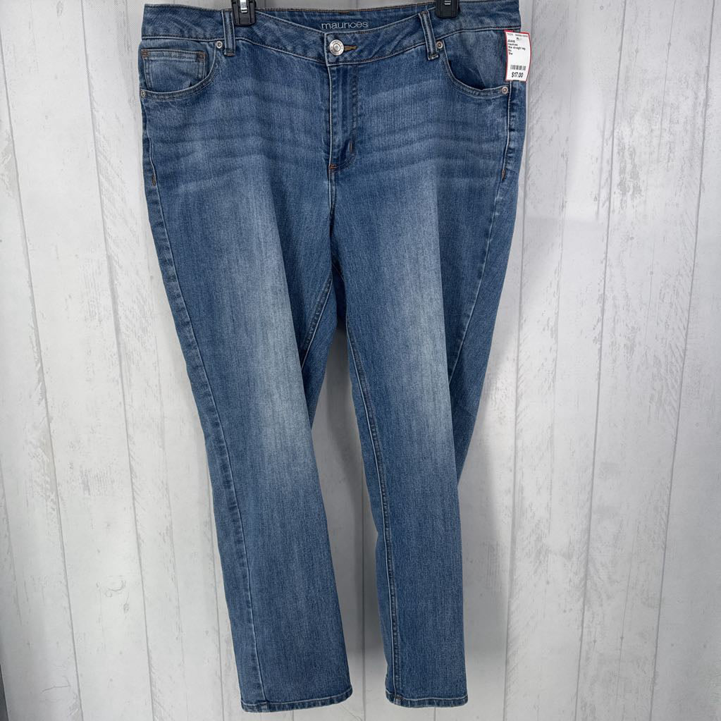 18w straight leg jean