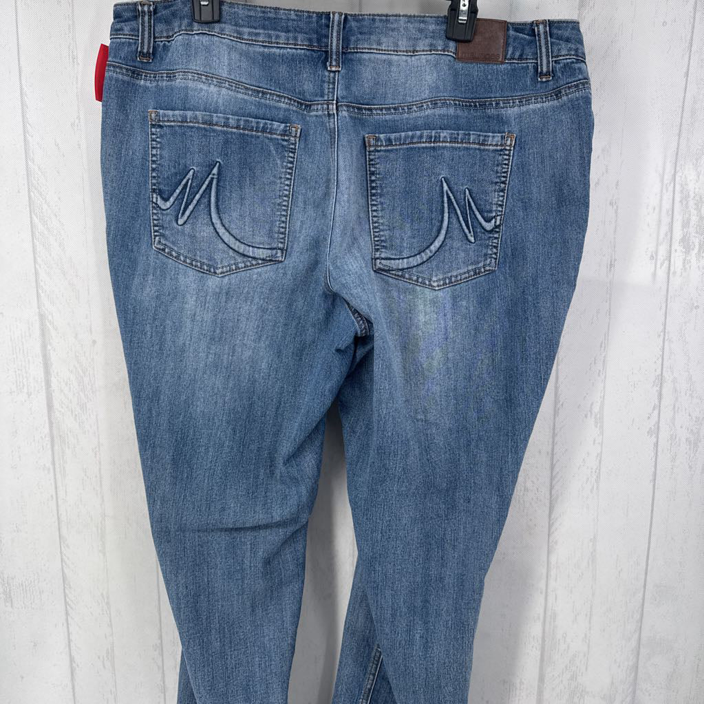 18w straight leg jean