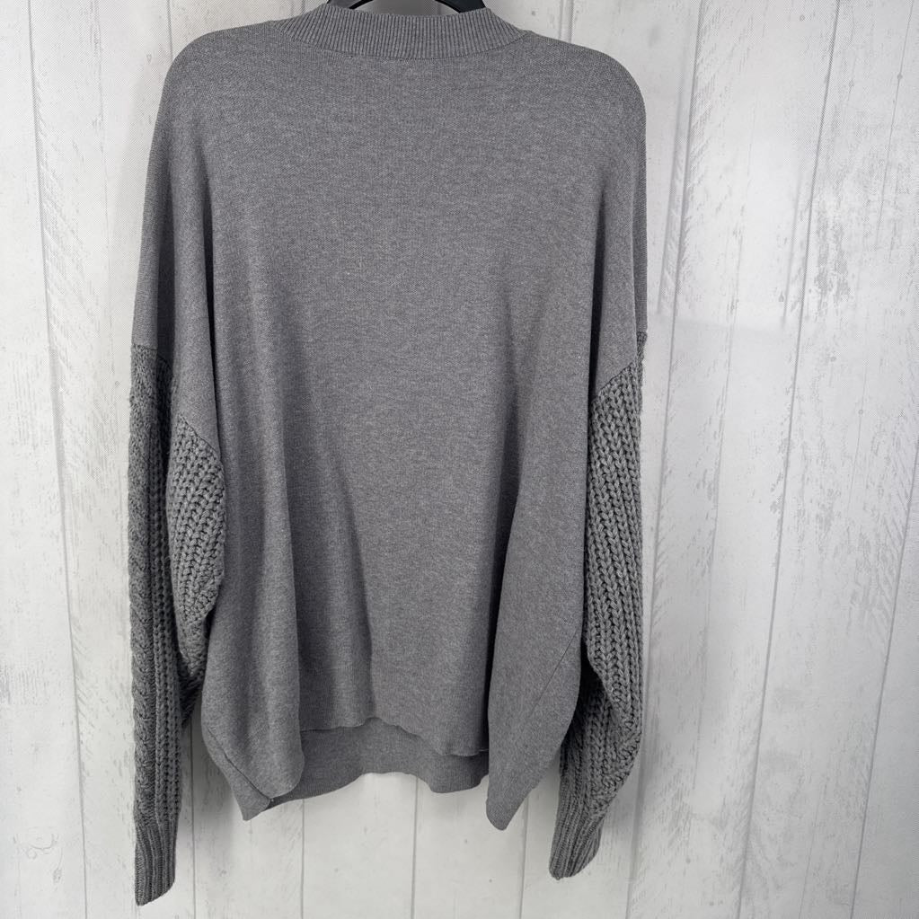 XL crochet slv sweater