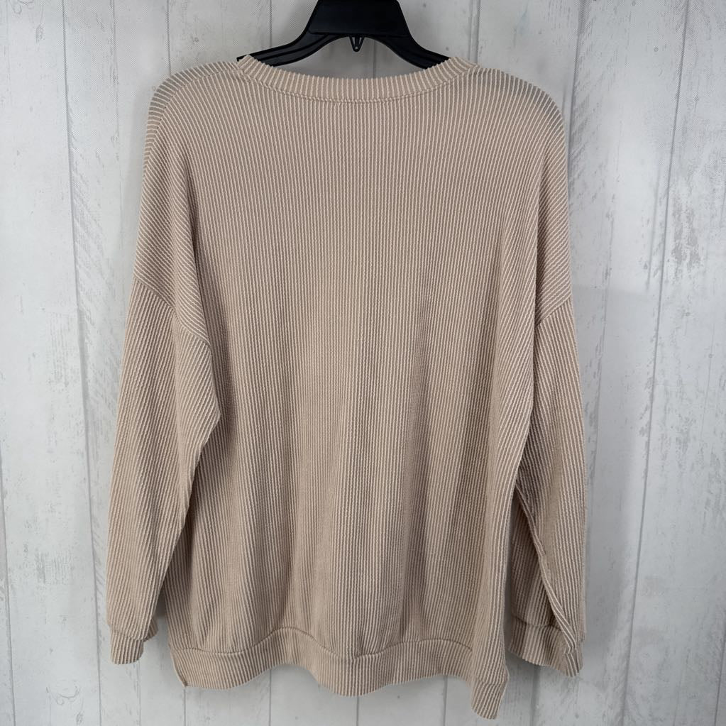XL l/s ribbed top
