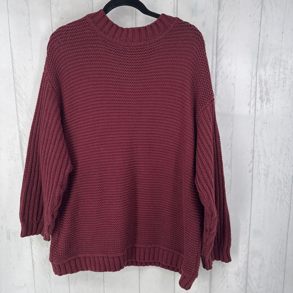 2x l/s v-neck sweater