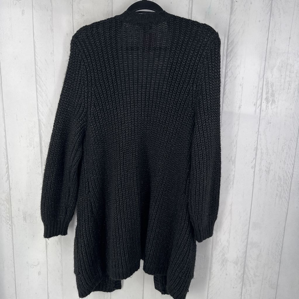 2 l/s shimmer open cardigan