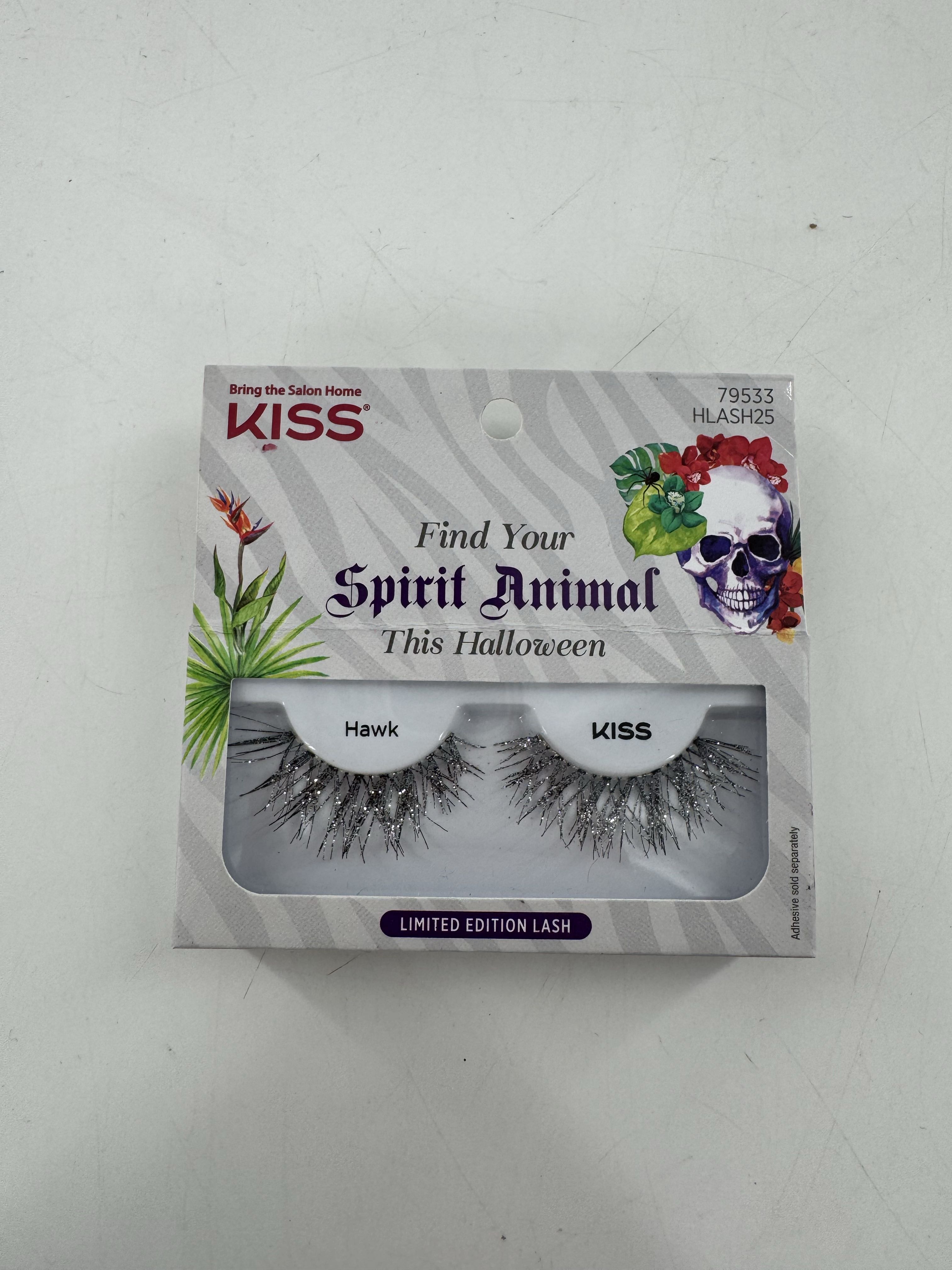 silver glitter lashes