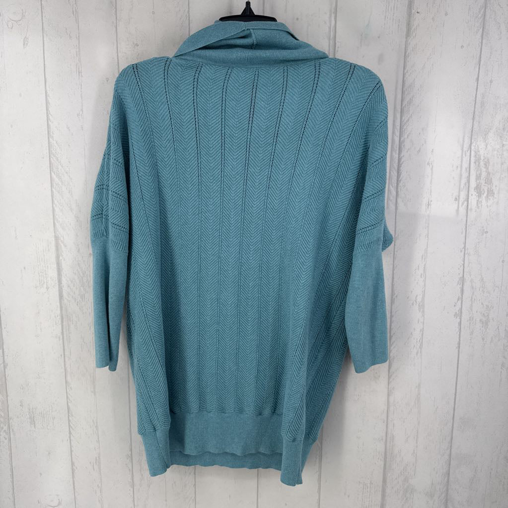L cowl neck sweater