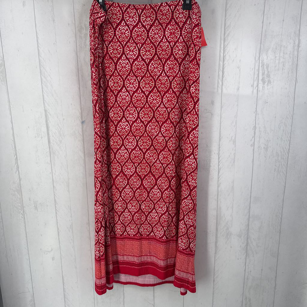 XL printed maxi skirt