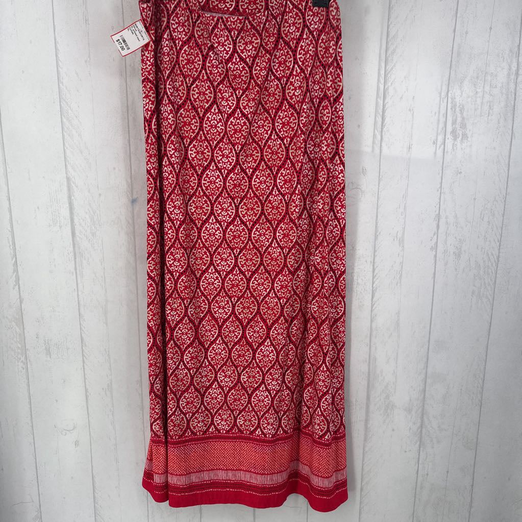 XL printed maxi skirt