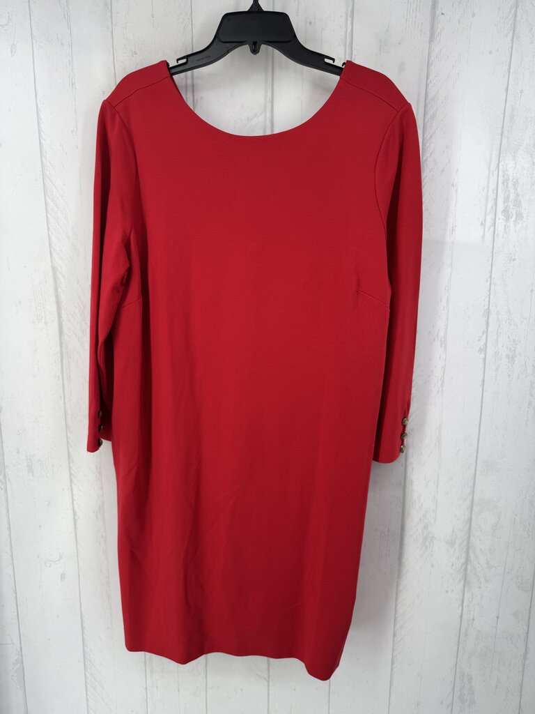 18 back zip l/s dress