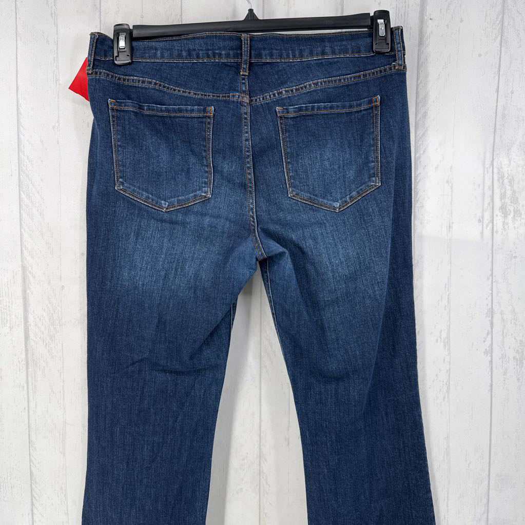 14 flare ankle jean
