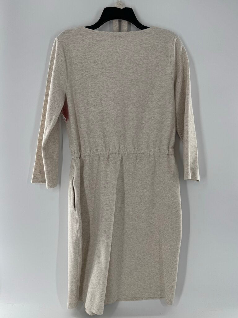 M marled l/s t-shirt dress