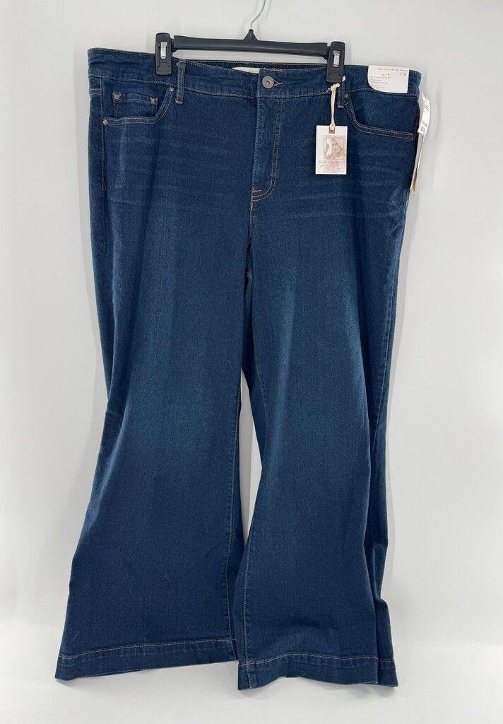 R89 18w wide leg trouser jean