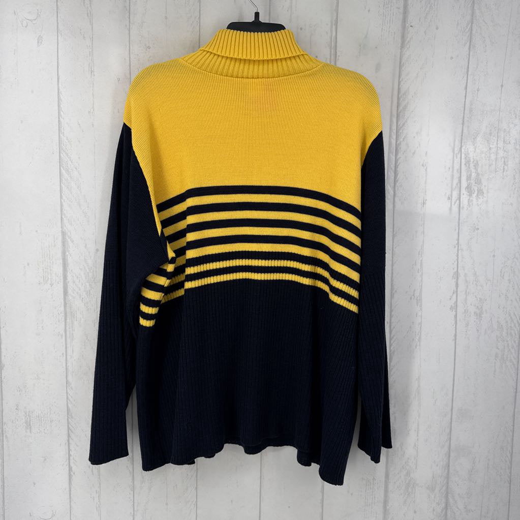 18/20 striped t-neck sweater