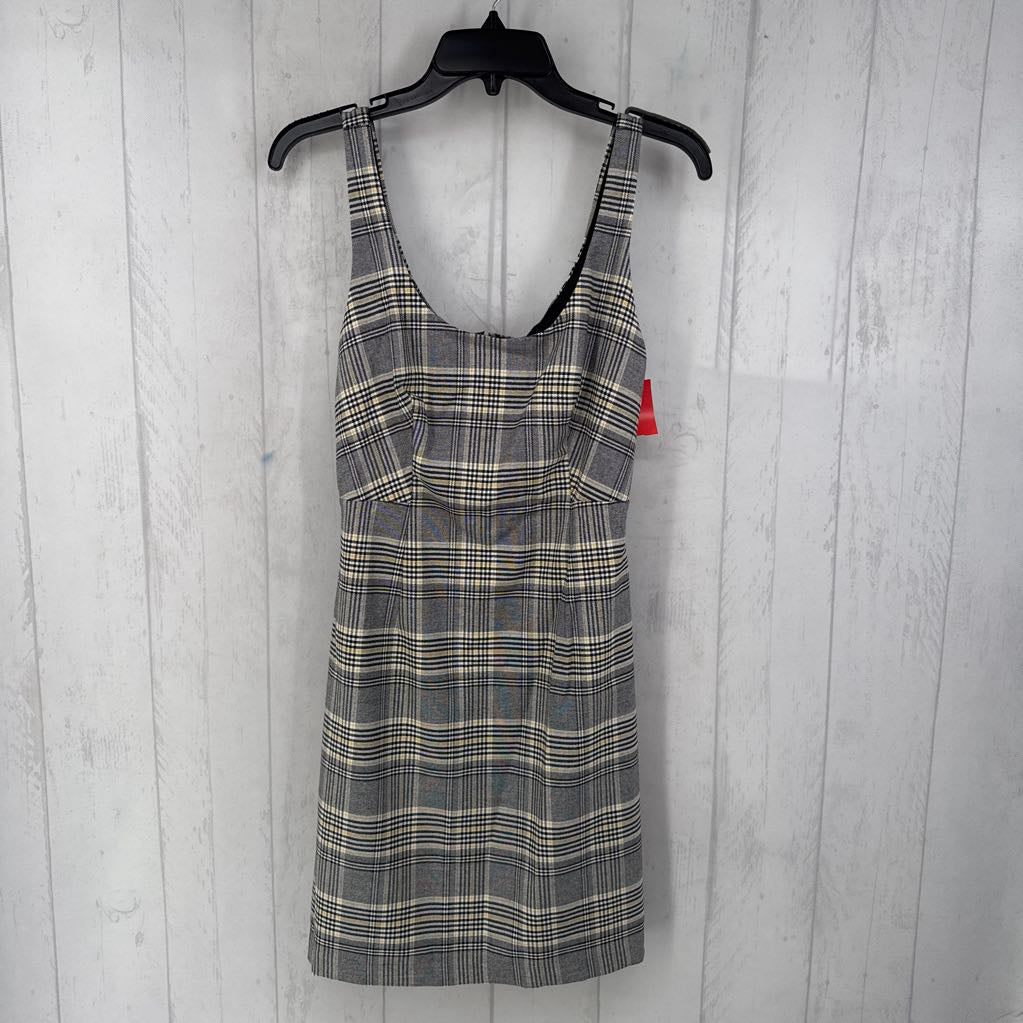6 plaid slvls dress