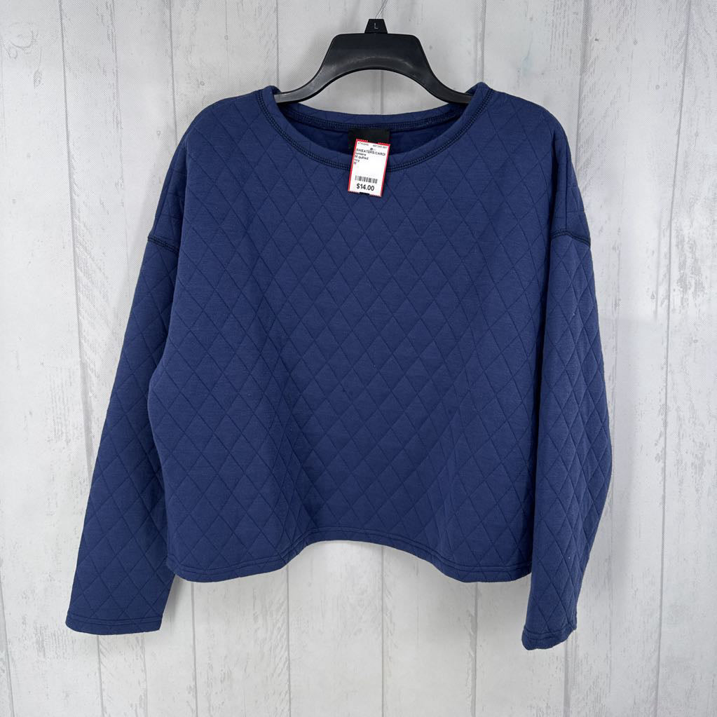 M quilted sweatshirt