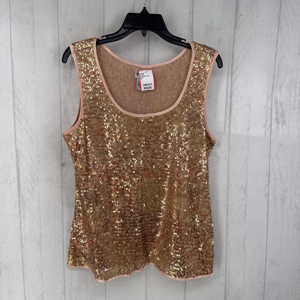 XL sequin tank