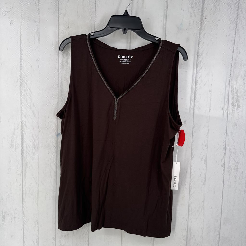 R25 XL basic knit tank