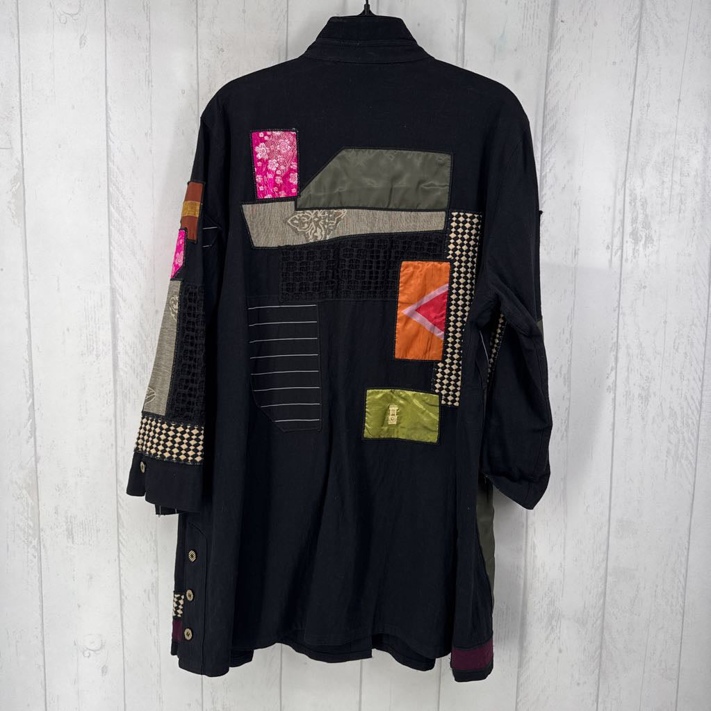 XL patchwork jacket