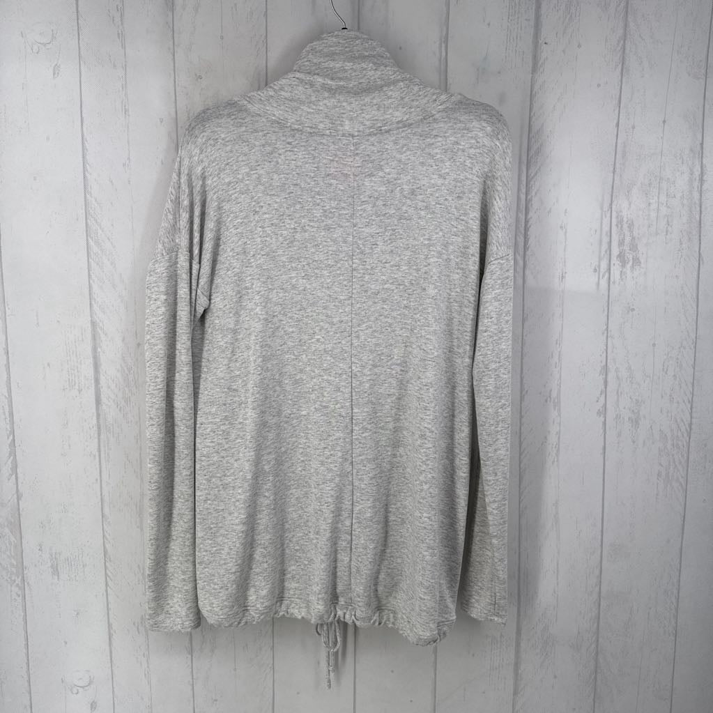 S drawstring hem sweatshirt