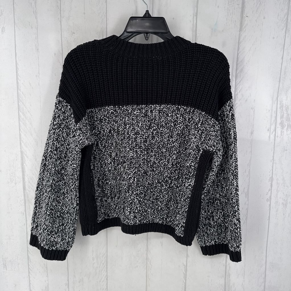 XS colorblock/marled sweater