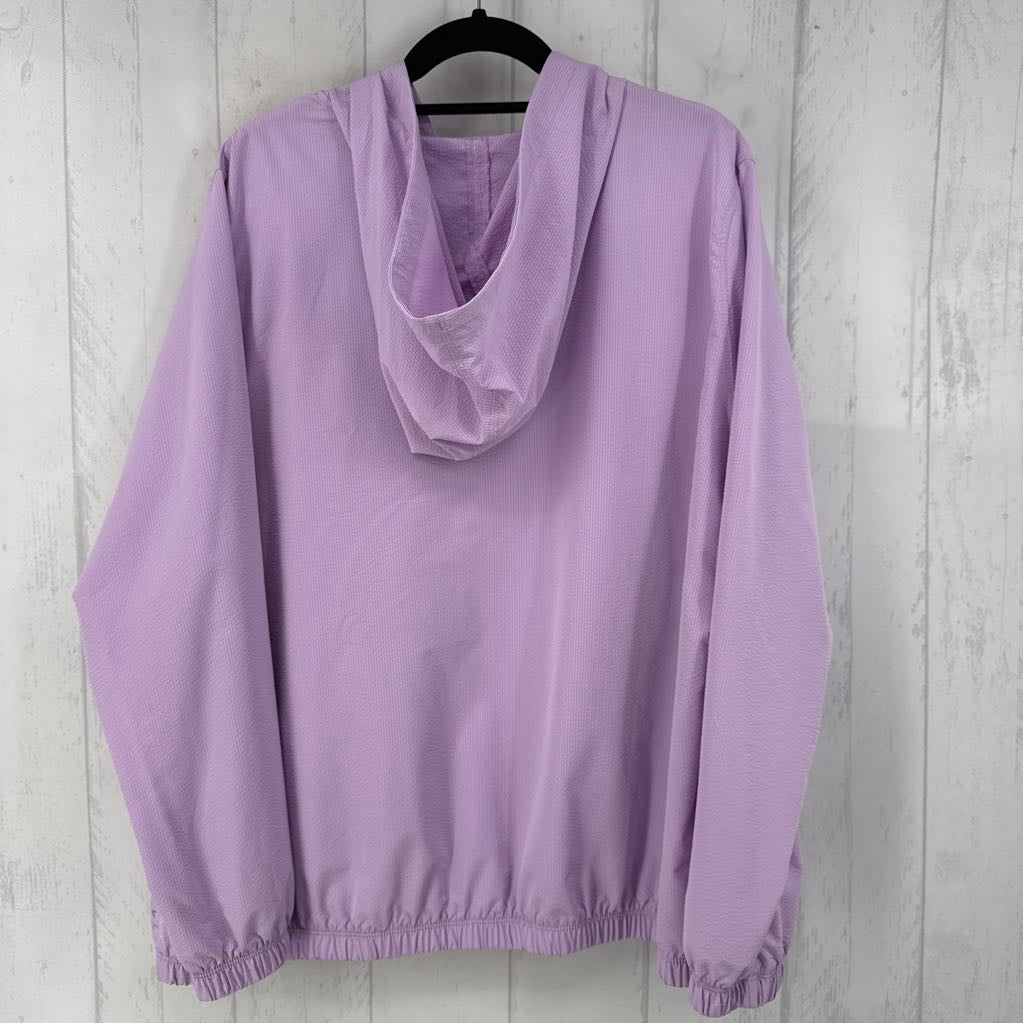 18/20 l/s half snap closure pullover wind breaker