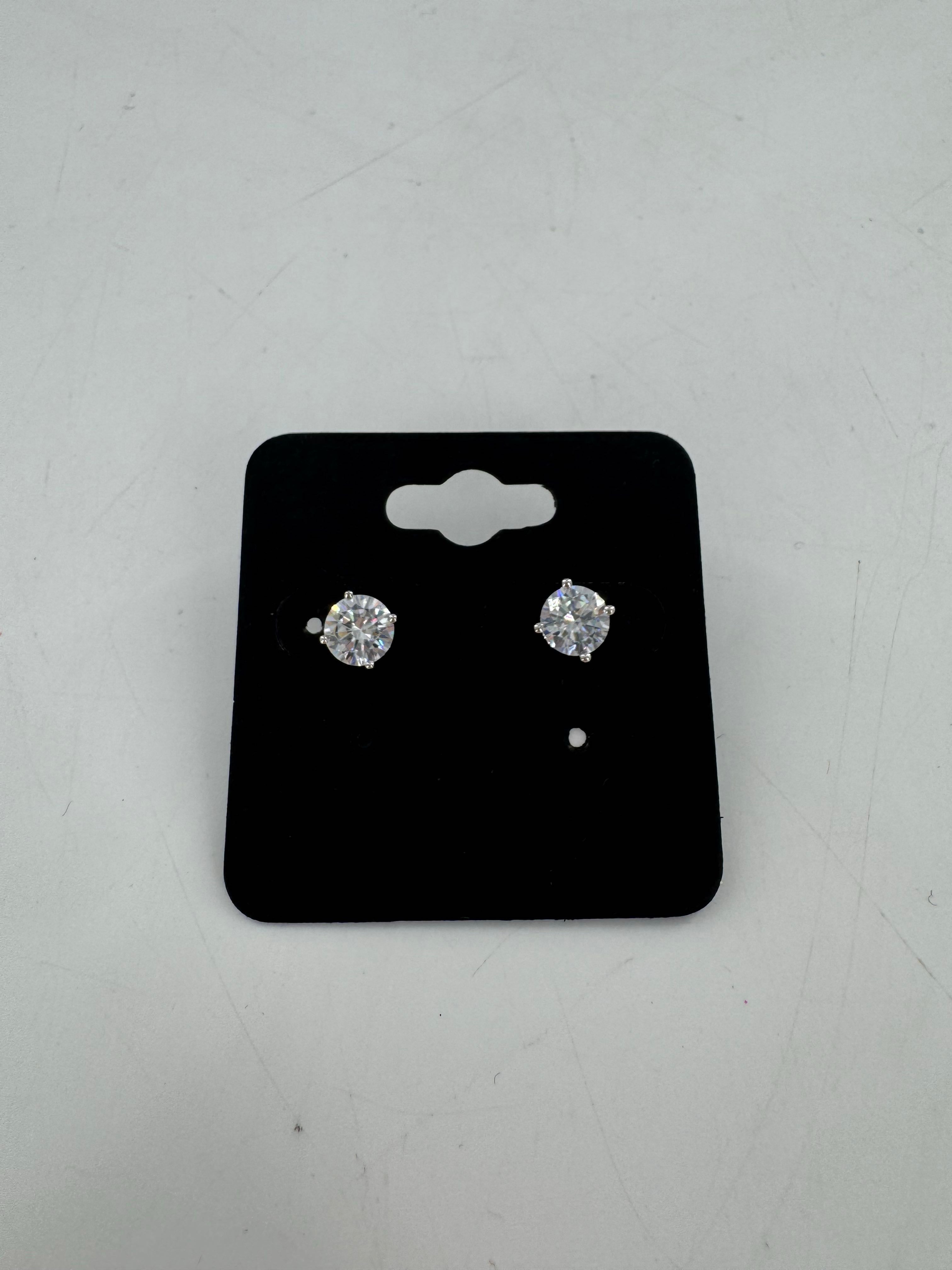 CZ stud earrings