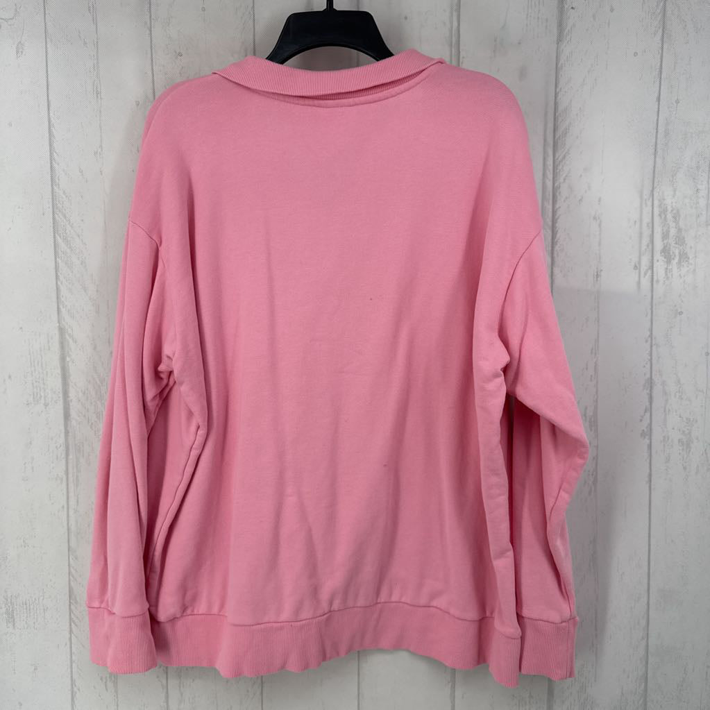 1x l/s quarter zip sweatshirt