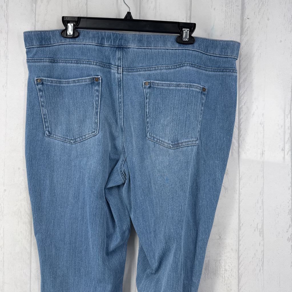 16 pull-on straight leg jeans