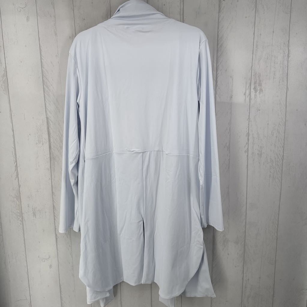 XXL l/s open long cardigan